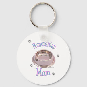 Pomeranian Mum Keychain
