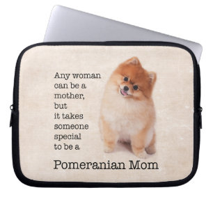 Pomeranian Mum Laptop Sleeve