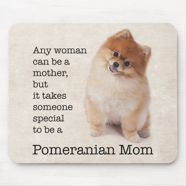 Pomeranian Mum Mousepad (Front)