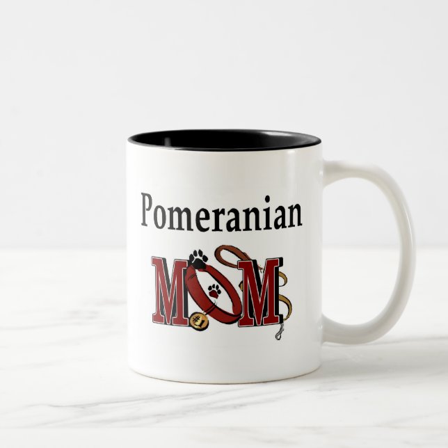 Pomeranian Mum Mug (Right)