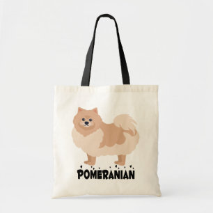 Pomeranian Mum Pom Pom Puppy Dog Dad Rescue Tote Bag