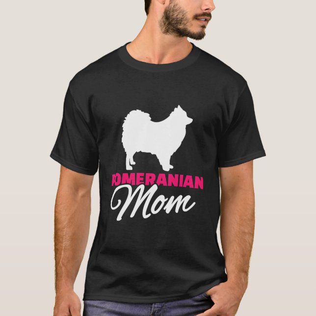 Pomeranian Mum T-Shirt (Front)
