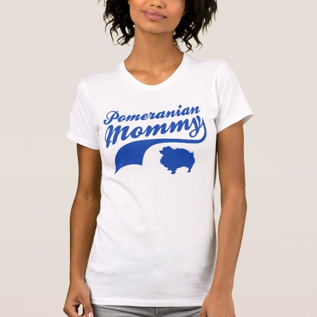 Pomeranian Mummy T-Shirt (Front)