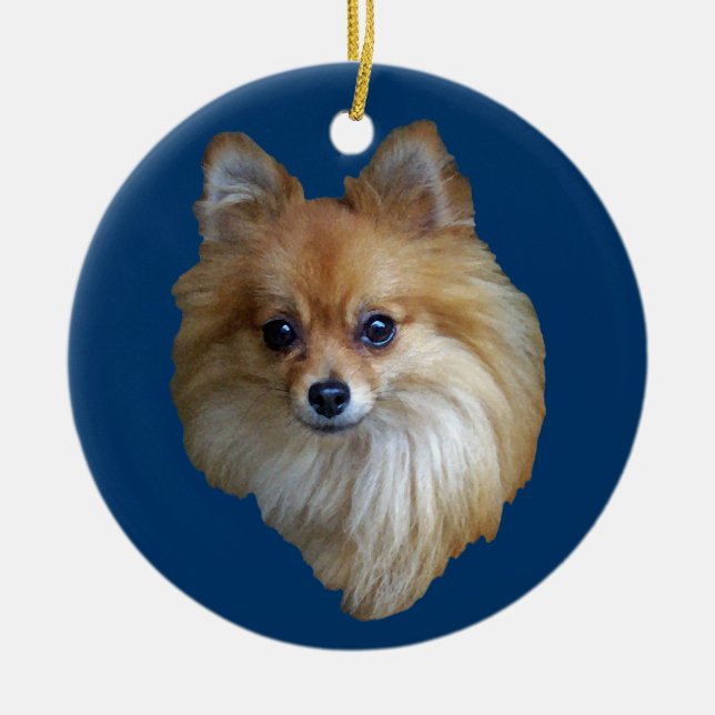 Pomeranian Ornament (Front)