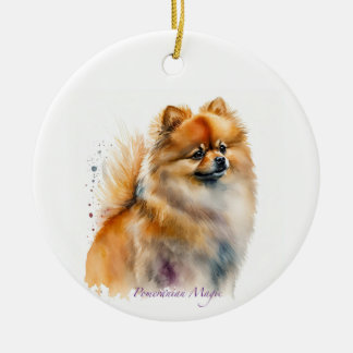 Pomeranian ornament 