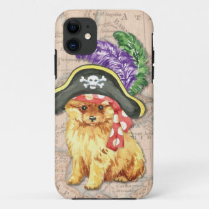 Pomeranian Pirate iPhone 11 Case
