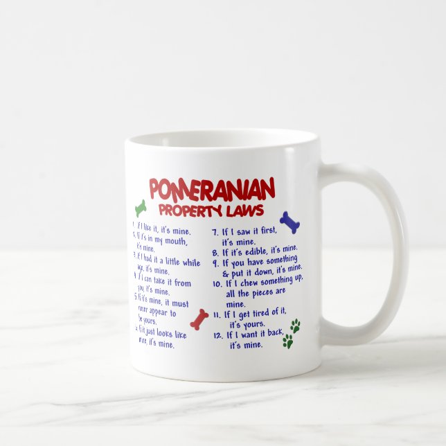 POMERANIAN PL2 COFFEE MUG (Right)