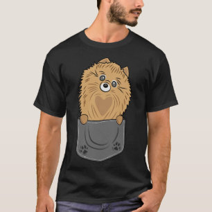 Pomeranian Pocket Pocket Puppy T-Shirt
