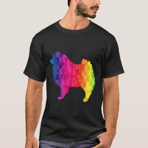 Pomeranian Poly Graphic Funny Idea Mum Dad Birthd T-Shirt