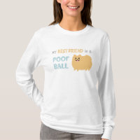 Pomeranian Poof Ball Funny Fluffy Pet Dog