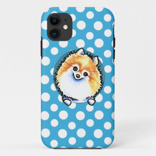 Pomeranian Pretty Polka Dots Case-Mate iPhone Case