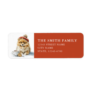 Pomeranian Return Address Label