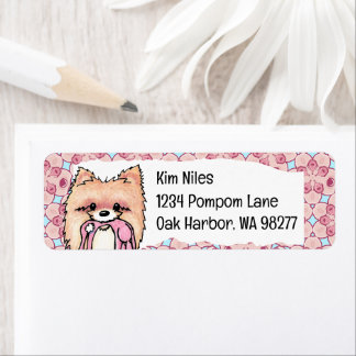 Pomeranian Return Address Label