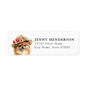 Pomeranian Return Address Label