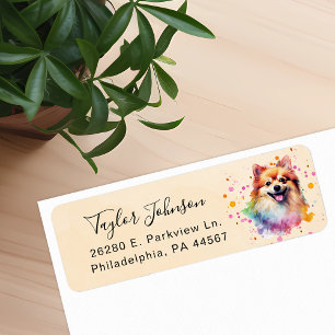 Pomeranian Return Address Label