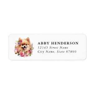 Pomeranian Return Address Label