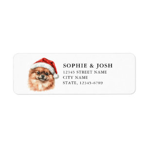 Pomeranian Return Address Label