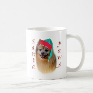 Pomeranian Santa Paws Coffee Mug