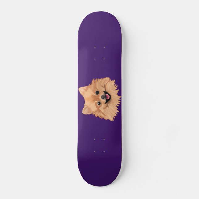 Pomeranian Skateboard (Front)