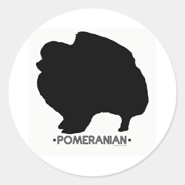 Pomeranian Sticker (Front)