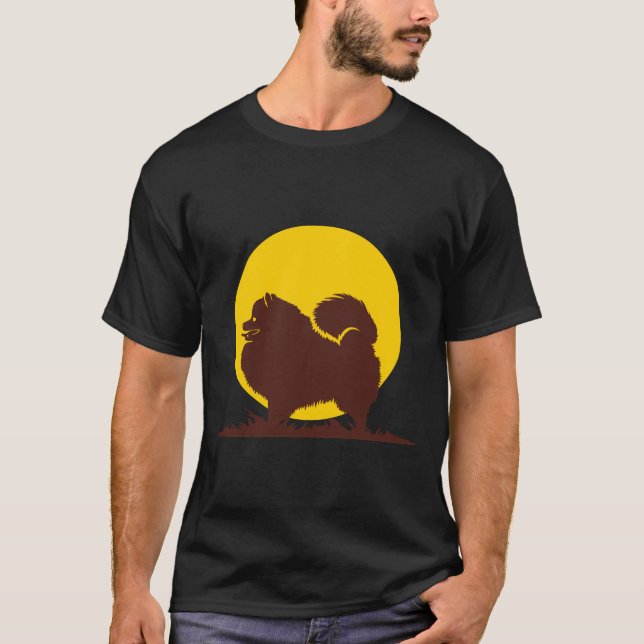 Pomeranian Sunset T-Shirt (Front)