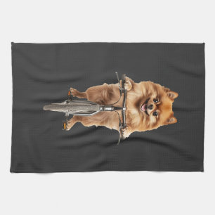 Pomeranian Tea Towel