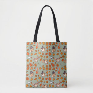 Pomeranian Tote Bag Cute Halloween Kawaii Dog