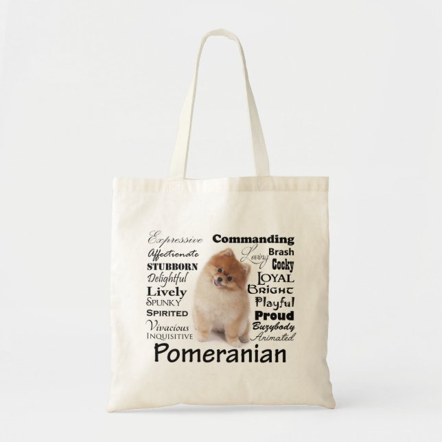 Pomeranian Traits Tote (Front)