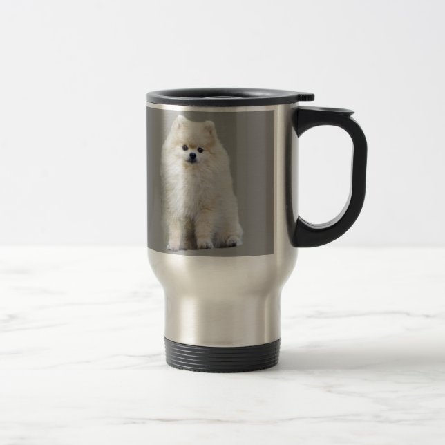 Pomeranian Travel Mug (Right)