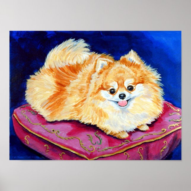 Pomeranian Wall Print Poster (Front)