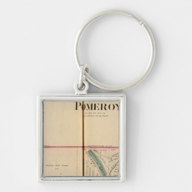 Pomeroy, West Virginia Key Ring (Front)