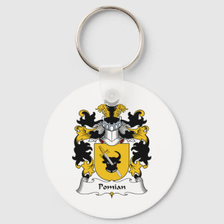 Pomian Family Crest Key Ring