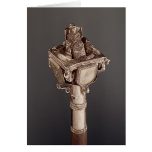 Pommel of the consistorial baton depicting