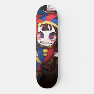 Pomni (The Amazing Digital Circus) - Anxious Offic Skateboard