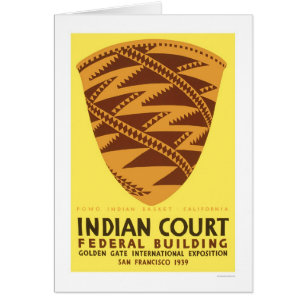 Pomo Indian Basket 1939 WPA