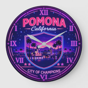 Pomona California Large Clock