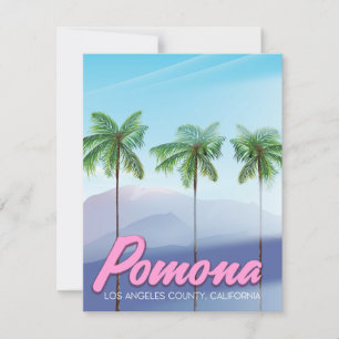Pomona, California USA travel poster