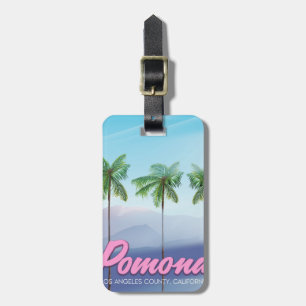 Pomona, California USA travel poster Luggage Tag