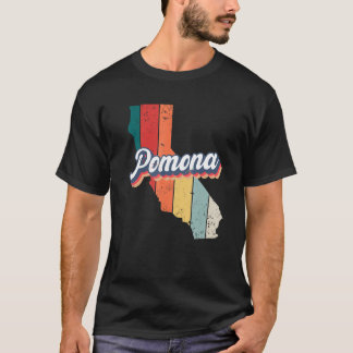 Pomona City Retro Vintage Hometown California T-Shirt