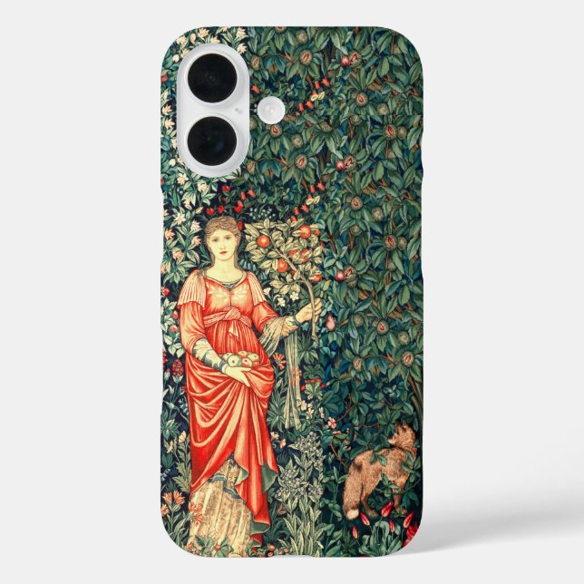 POMONA HOLDING FRUITS IN GREENERY, FOREST ANIMALS  Case-Mate iPhone CASE (Back)
