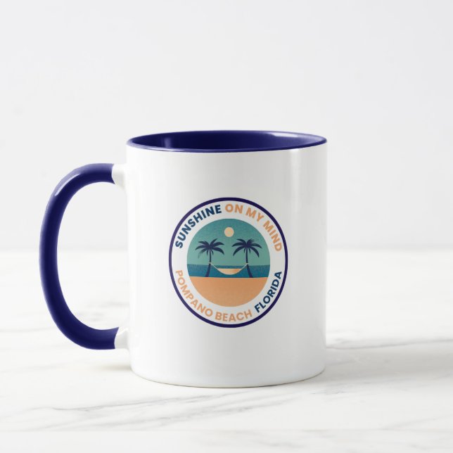 Pompano Beach Florida Coffee Mug (Left)