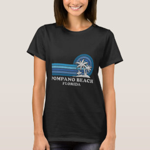 Pompano Beach Florida Vintage Family Summer Vacati T-Shirt