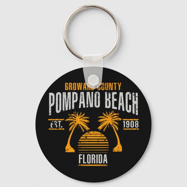 Pompano Beach Key Ring (Front)