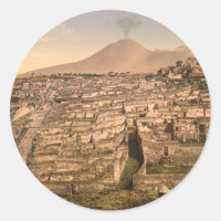 Pompeii and Mount Vesivius, Campania, Italy