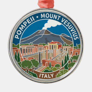 Pompeii Archaeological Park Italy Metal Tree Decoration