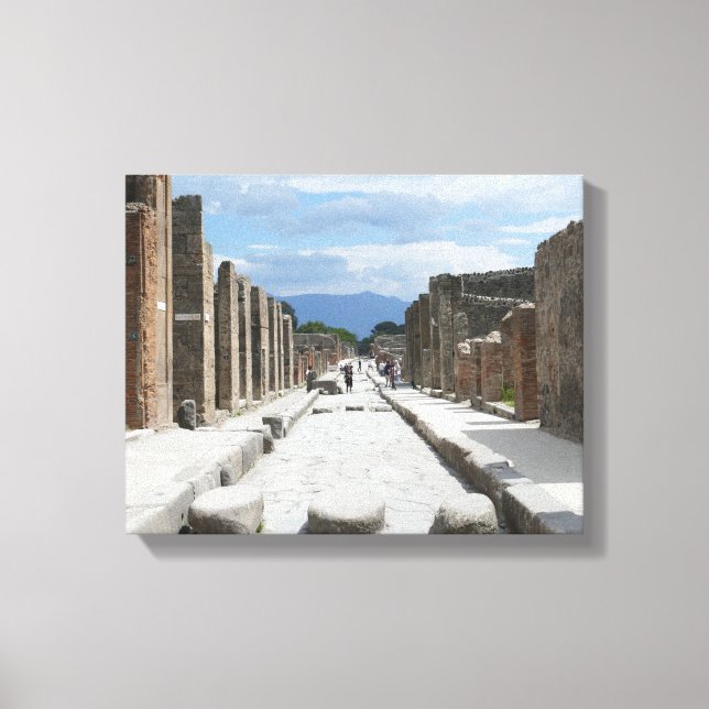 Pompeii Canvas Print (Front)