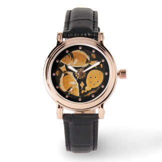 POMPEII COLLECTION / FISHES,OCEAN - SEA LIFE SCENE WATCH