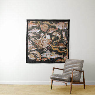 POMPEII COLLECTION,OCEAN - SEA LIFE SCENE Nautical Tapestry
