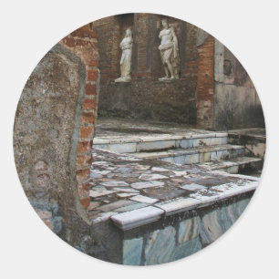 Pompeii - Forum Classic Round Sticker