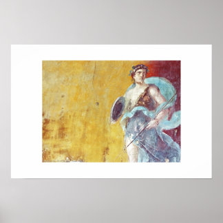 Pompeii Fresco Poster